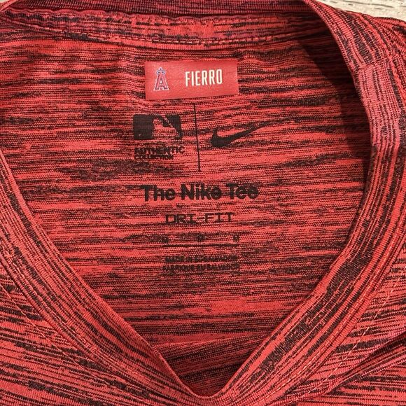 MLB Los Angeles Angels Anaheim Nike Dri Fit Team Issued Shirt Athletic Workout - Picture 3 of 8